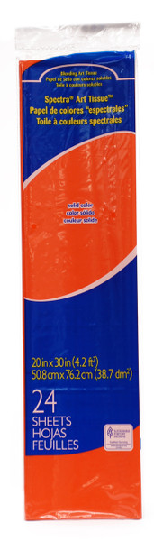 341375, Spectra Art Tissue, Orange, 20"x30", 24/sheets