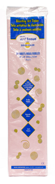 341383, Spectra Art Tissue, Baby Pink, 20"x30", 24/sheets