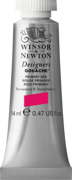 373439, Designers Gouache   14ml tube - Primary Red