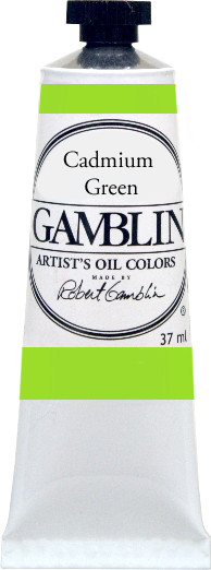 376156, Gamblin Artists Oil, Cadmium Green, 37ml