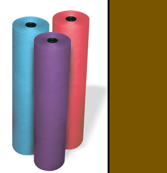 341391, Rainbow Economy Kraft Rolls, Brown, 36"x1000'