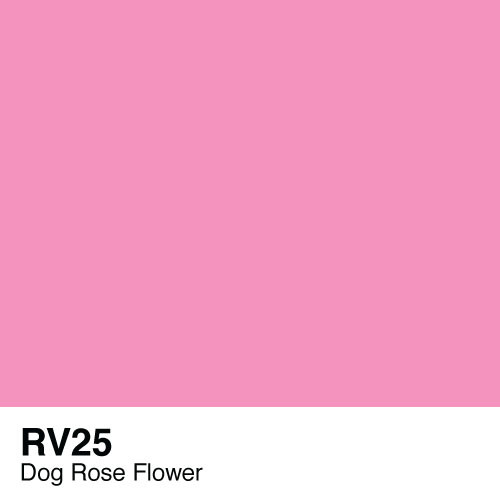 433439, RV25  Dog Rose Flower  Copic Sketch