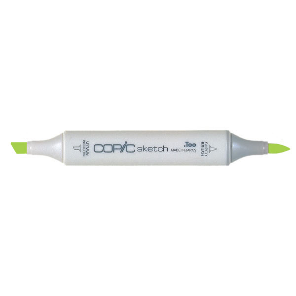 433518, YG07  Acid Green  Copic Sketch