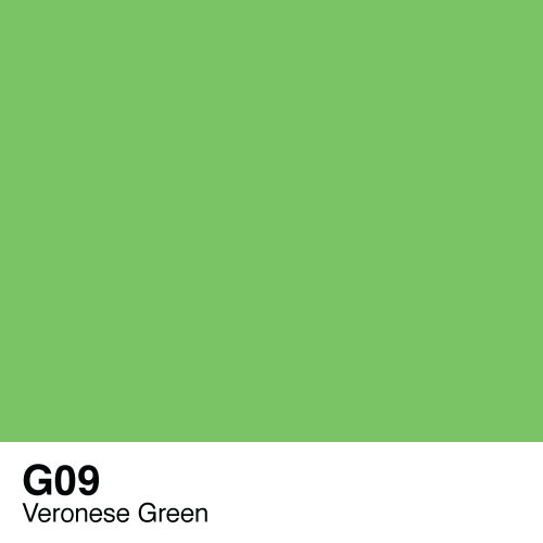 433540, G09  Veronese Green  Copic Sketch