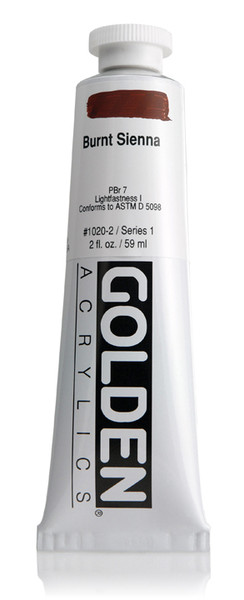 378002, 1020-2 HB Burnt Sienna, 2 oz tube