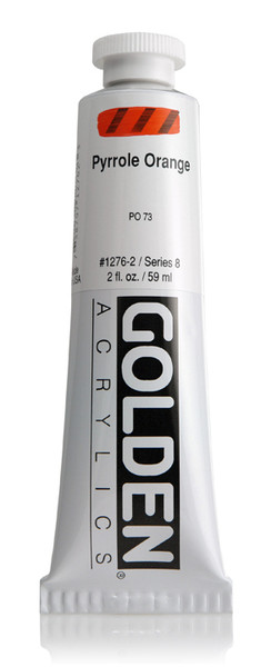 378042, 1276-2 HB Pyrrole Orange, 2 oz tube