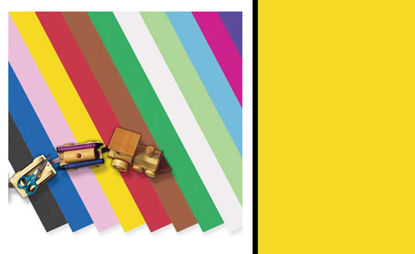 342454, Peacock Railroad Board, Lemon Yellow, 4-Ply, 25/sheets