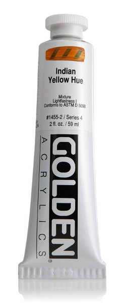 378092, 1455-2 Hist. Indian Yellow Hue, 2 oz tube