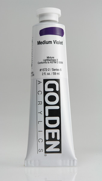 378089, 1572-2 HB Medium Violet, 2 oz tube