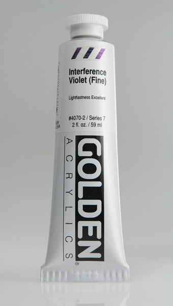 378129, 4070-2 Interference Violet (fine), 2 oz tube