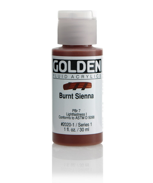 378802, 2020-1 Fl. Burnt Sienna, 1 oz cylinder