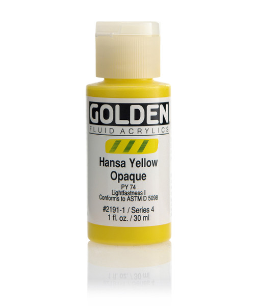 378816, 2191-1 Fl. Hansa Yellow Opaque, 1 oz cylinder