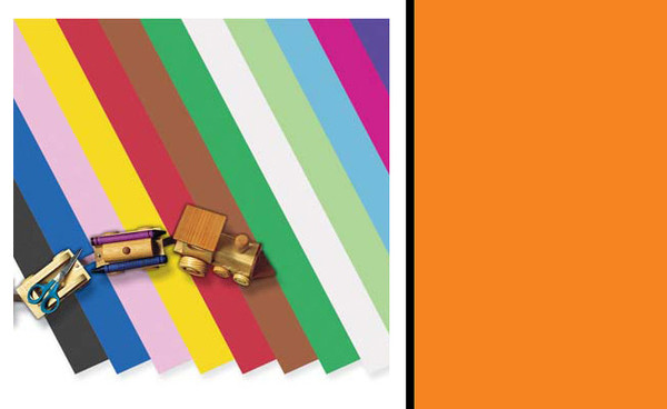 342405, Peacock Railroad Board, Orange, 4-Ply, 100/sheets