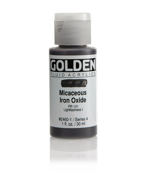 378867, 2460-1 Fl. Irid. Micaceous Iron Oxide, 1 oz cylinder