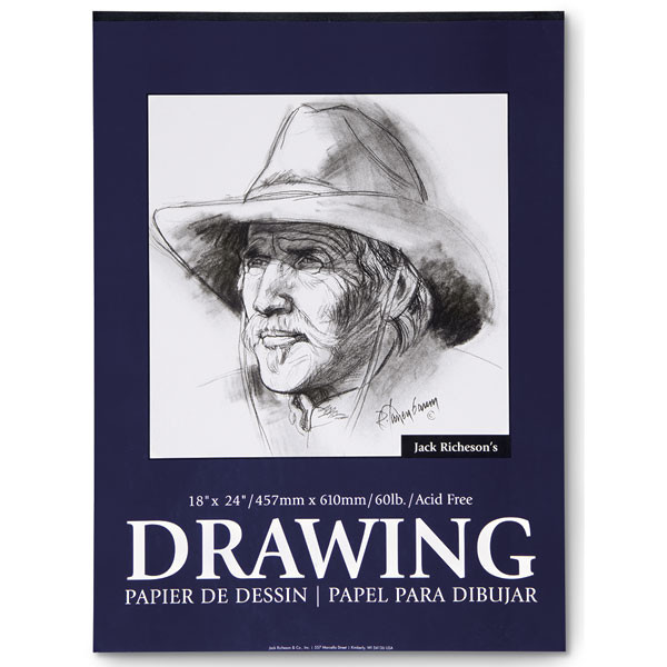 341283, Richeson Drawing Paper, 9"x12",  60lb. Acid Free, 100 sheets