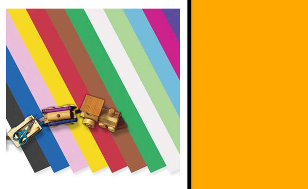 342480, Peacock Railroad Board, Orange, 6-Ply, 25/sheets