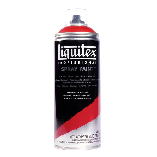 371514, Liquitex Professional Spray Paint,  400 ml,  Cadmium Red Deep Hue