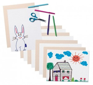 342796, Tagboard, White, 12"x18", Medium Weight