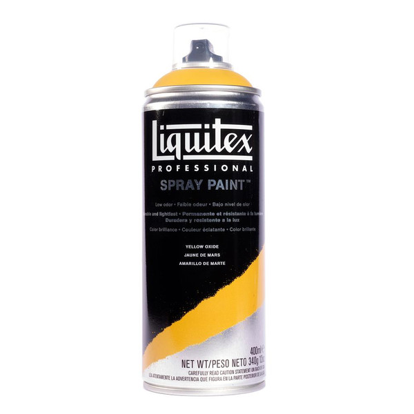 371599, Liquitex Professional Spray Paint,  400 ml,  Yellow Oxide