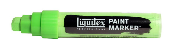 376536, LIQUITEX PROFESSIONAL PAINT MARKER,  WIDE,  VIVID LIME GREEN