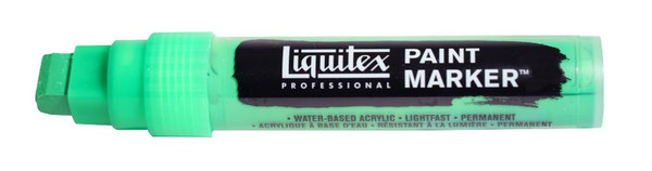 376545, LIQUITEX PROFESSIONAL PAINT MARKER,  WIDE,  FLUORESCENT GREEN