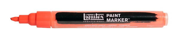 376628, LIQUITEX PROFESSIONAL PAINT MARKER,  FINE,  CADMIUM RED LIGHT HUE