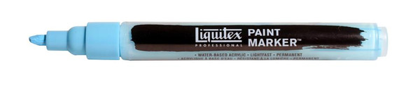 376637, LIQUITEX PROFESSIONAL PAINT MARKER,  FINE,  LIGHT BLUE PERMANENT
