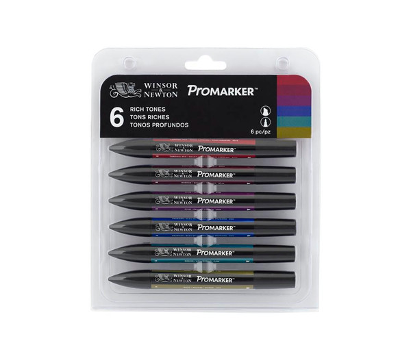 438552, WN PROMARKER 6 SET RICH TONES