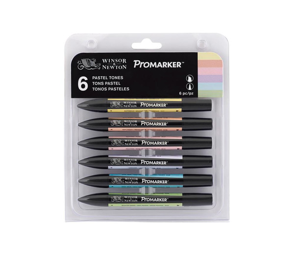 438555, WN PROMARKER 6 SET PASTEL TONES