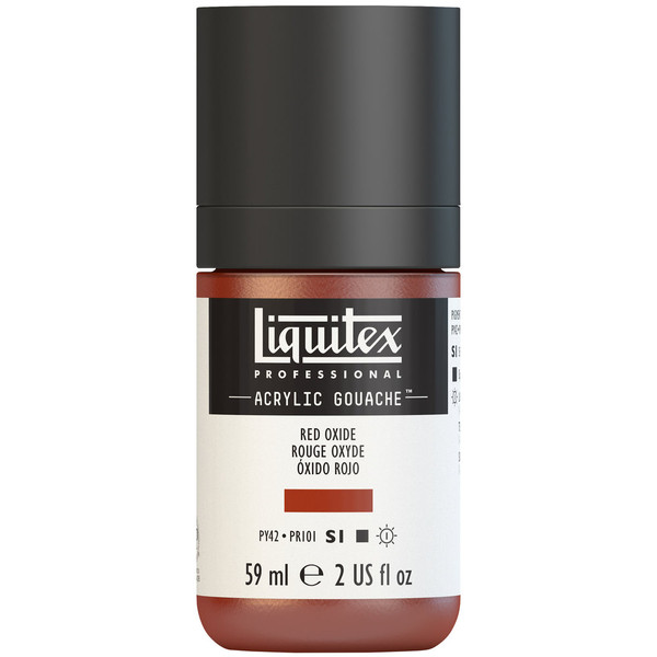 382775, Liquitex Acrylic Gouache, Red Oxide, 2oz.