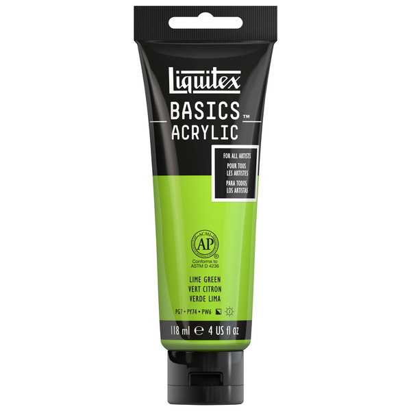 377183, Liquitex Basics, Lime Green, 4oz.