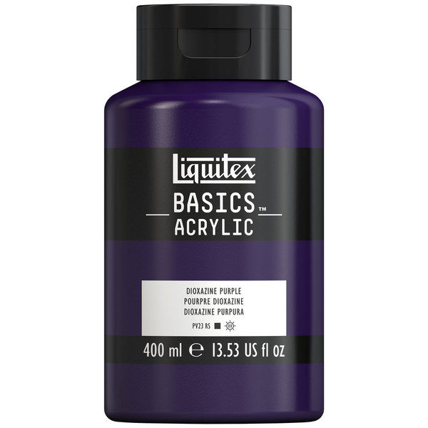 377217, Liquitex Basics, Dioxazine Purple, 13.53oz