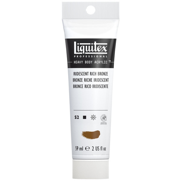 372061, Liquitex Heavy Body, Iridescent Rich Bronze, 2oz.