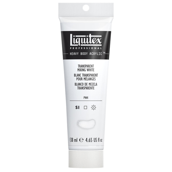 382568, Liquitex Heavy Body, Transparent Mixing White, 4.65oz.