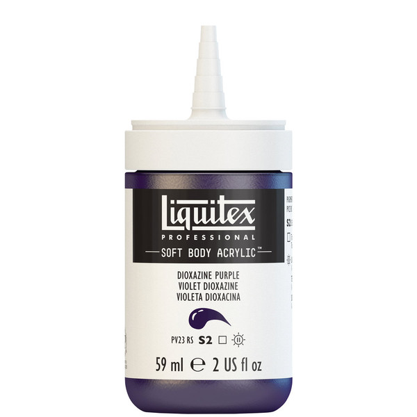 382424, Liquitex Soft Body, Dioxazine Purple, 2oz