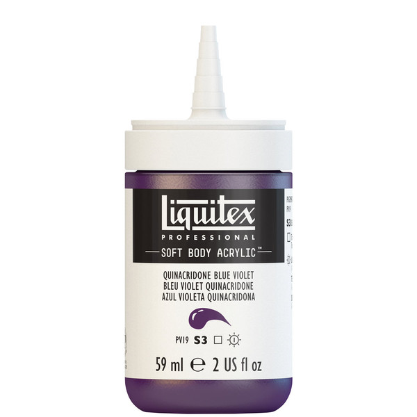 382472, Liquitex Soft Body, Quinacridone Blue Violet, 2oz