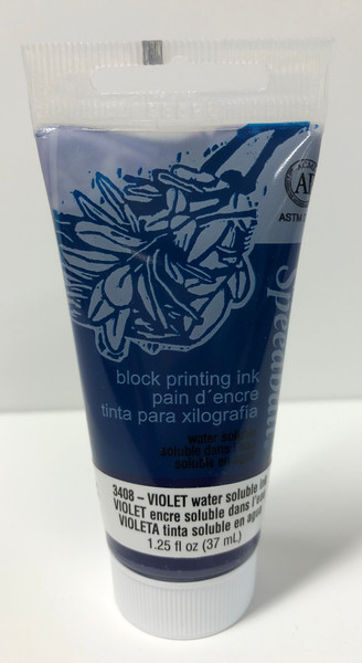 623408, Water-Soluble Block Printing Ink, 1.25oz    Violet