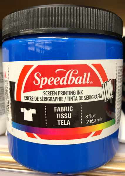 624562, Fabric Screen Printing Ink,  8oz.    Blue