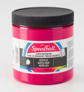 6246211, Acrylic Screen Printing Ink,  8oz.   Process Magenta