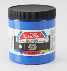 624631, Acrylic Screen Printing Ink,  8oz.   Ultramarine Blue