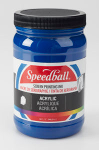 6246410, Acrylic Screen Printing Ink,  32oz.   Process Cyan
