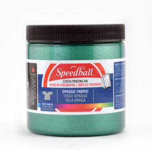 624804, Opaque Fabric Screen Printing Ink, 8oz.  Emerald