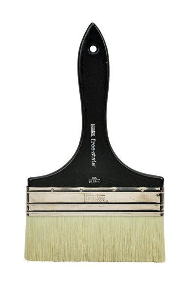 402431, Professional Freestyle Large Scale Brush,  Broad Flat-Varnish, Short Handle    6"