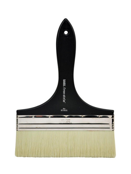402432, Professional Freestyle Large Scale Brush,  Broad Flat-Varnish, Short Handle    8"