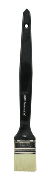 402434, Professional Freestyle Large Scale Brush,  Broad Flat-Varnish, Long Handle    2"