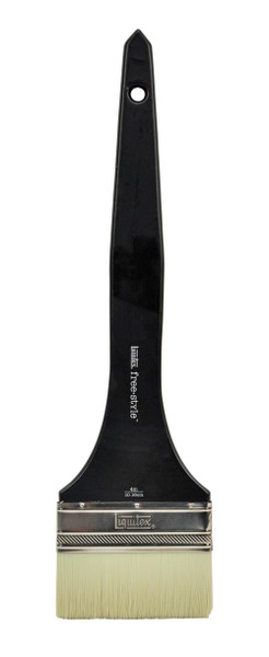 402436, Professional Freestyle Large Scale Brush,  Broad Flat-Varnish, Long Handle    4"
