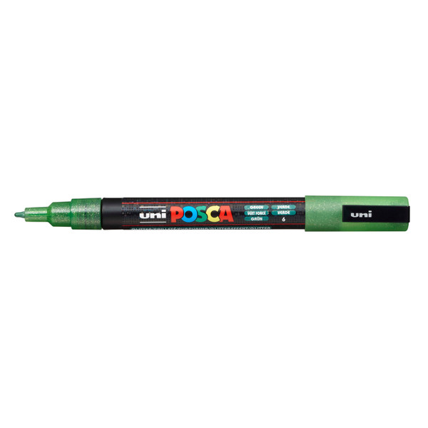 439279, Posca Fine Marker,   Glitter Green