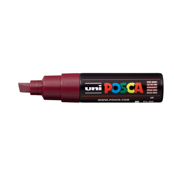 439348, Posca Broad Chisel Marker,   Red Wine