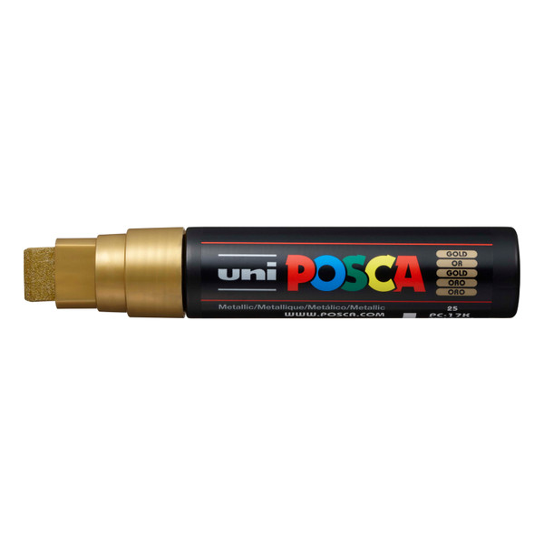 439364, Posca Extra Broad Rectangular Tip Marker,   Gold