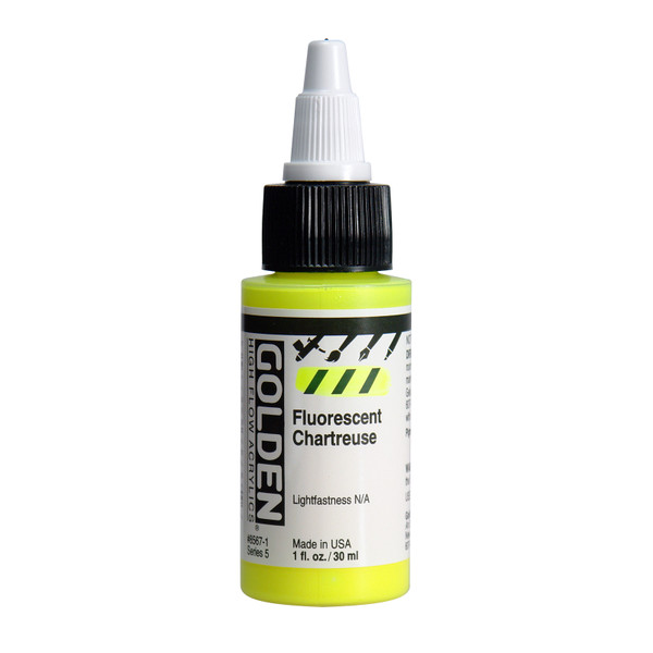 378744, Golden HF Fluorescent Chartreuse, 1 oz